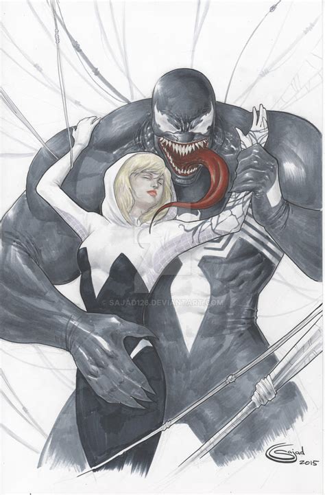 spider gwen x venom guilty k